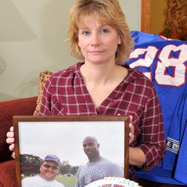 Kimberly Chartier is suing the New England Patriots for $10 million for the Wrongful Death of her husband.